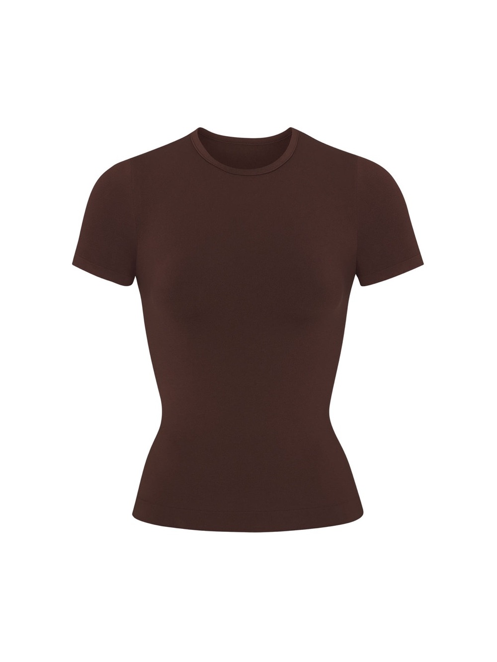SKIMS Soft Smoothing Seamless Tshirt - Cocoa Brown Medium
